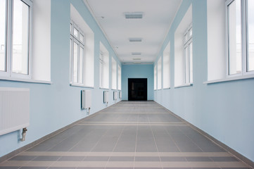 empty hall in office building