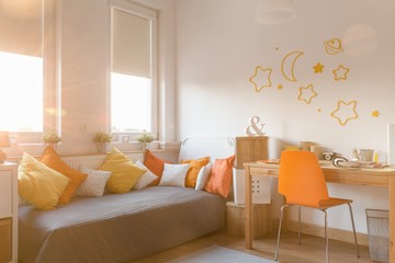 Light modern teenager's room