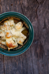 Casserole with broccoli and cheese