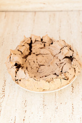 Chocolate pavlova