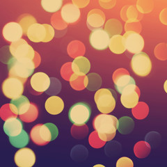 blurred christmas lights