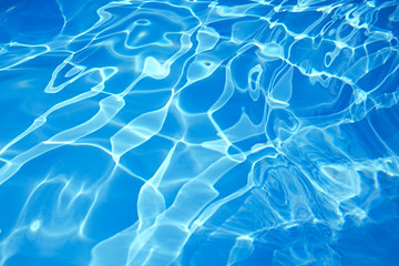 Swimming pool water. Aqua texture