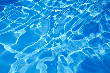 Swimming pool water. Aqua texture