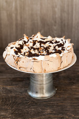 Chocolate pavlova