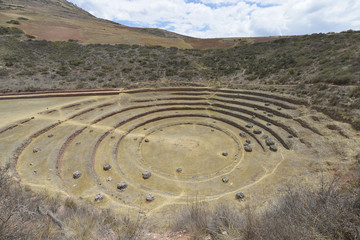 Ruinas incas de Moray, cerca de Cuzco, Per&uacute;
