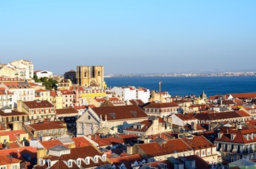 Aerial view of Lisbon, Portugal