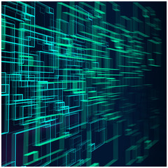 Background blue abstract