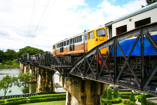 The Bridge River Kwai, Kanchanaburi, Thailand. 