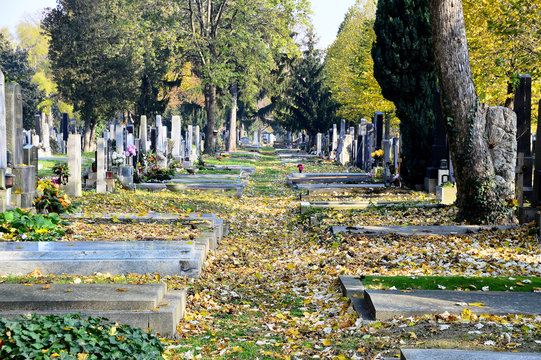 Friedhof im Herbst