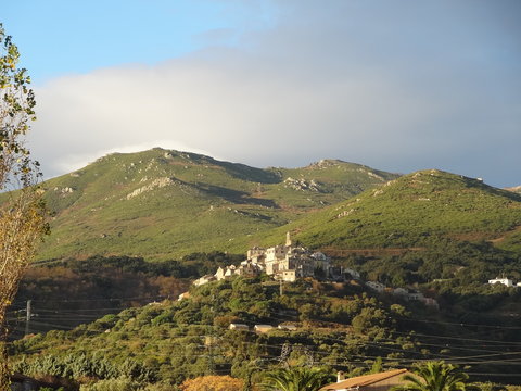 Le vieux village de Furiani en Corse