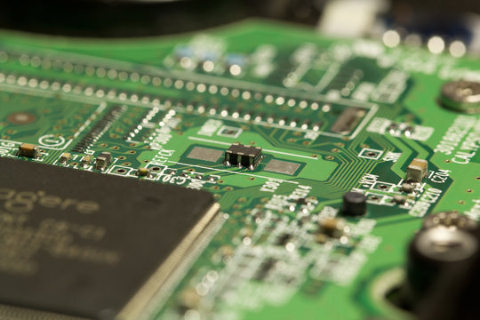 circuiti, dettaglio, microchip, chip, elettronica