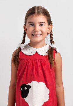Cute girl smiling