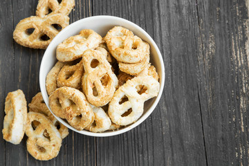 Salted Cheese Pretzels