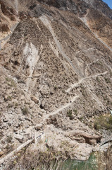 Camino del ca&ntilde;&oacute;n del Colca, Per&uacute;