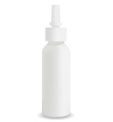Spray Medical Nasal Antiseptic Drugs Plastic Bottle White