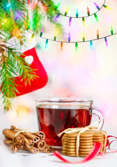 Christmas tea and cookies