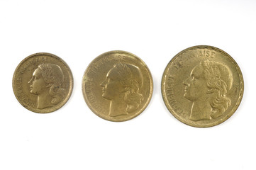 French currency of the twentieth century, 10, 30 and 50cents