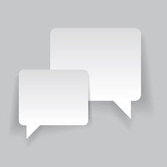 Speech bubble vector