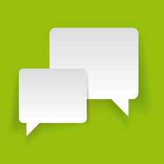 Speech bubble vector