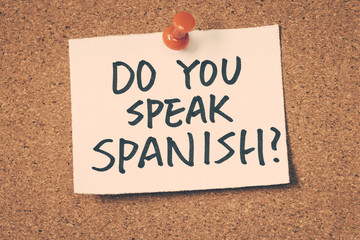 Do you speak Spanish