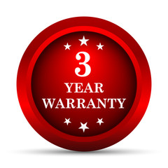 3 year warranty icon