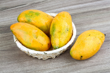 Ripe yellow mango