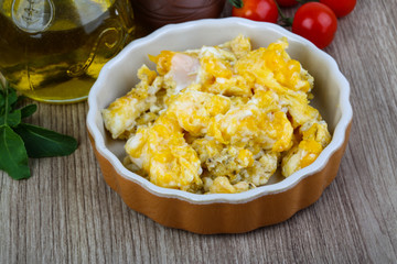 Scrambled eggs
