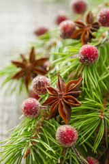 Fototapeta premium Christmas decorations
