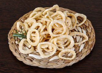 Fried onion rings