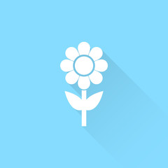 Flower vector icon.