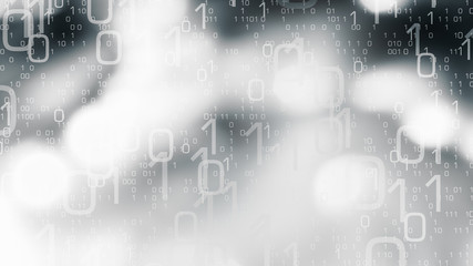 New technology black & white background concept