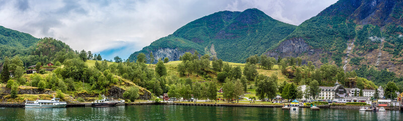 Fototapeta na wymiar Country summer landscape, Norway