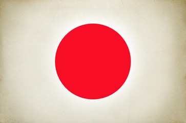 Grunge Flag of Japan