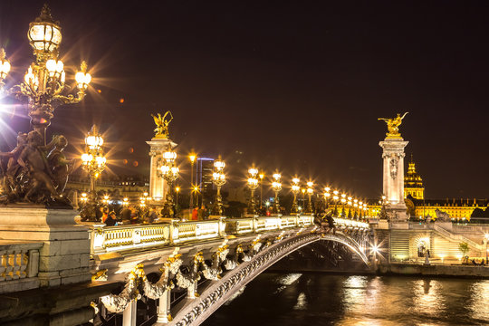 Fototapeta Bridge of the Alexandre III in Paris