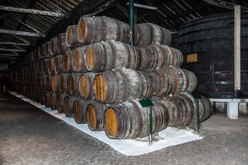 Barrels in  Porto, Portugal