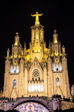 Church of the Sacred heart of Jesus in Barcelona
