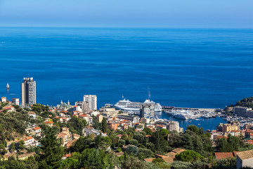 Panoramic view of Monte Carlo, Monaco