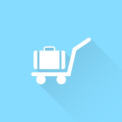 Luggage vector icon.