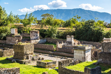 Fototapeta na wymiar Pompeii city
