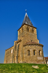 Fototapeta na wymiar France, picturesque village of Baugy in Saone et Loire