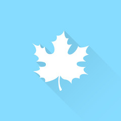 Maple Leaf vector icon.