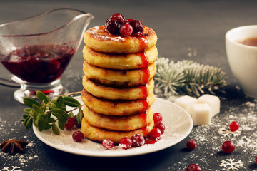 Delicious cottage cheese pancakes.