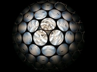 Aluminium tube from inside