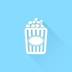 Fototapeten Popcorn vector icon. © kaissa_art