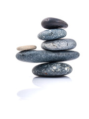 The stacked of Stones spa treatment scene zen like concepts.