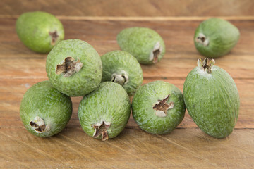 Feijoa deliciosa fruta - Acca sellowiana