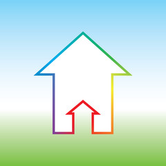 Rainbow House double