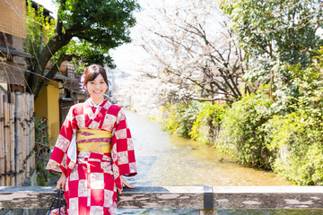 Fototapeta premium portrait of traditional japanese woman