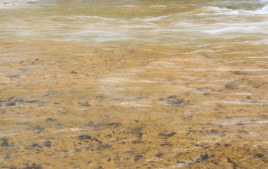 Deep forest waterfall at Thaisantisuk waterfall National Park Kh