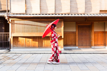 portrait of traditional japanese woman